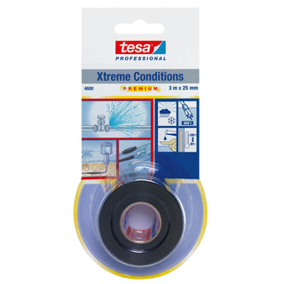 Reparationstape, tesa 4600, silikone, 3 m × 25 mm