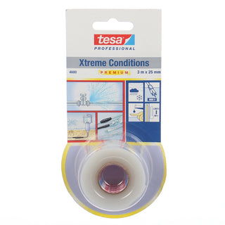 Reparationstape, tesa 4600, silikone, 3 m × 25 mm