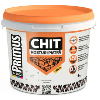 Fugemasse til natursten Primus Piatra Naturala CHR20, B01 blanc de blanc, indendørs / udendørs, 5 kg