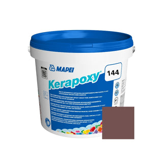 Epoxy-fugemasse til fliser og klinker Mapei Kerapoxy, 144 chocolate / brun, indendørs / udendørs, 5 kg