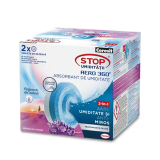 Refill til affugter Ceresit Aero 360 – Lavendel, 2 × 450 g
