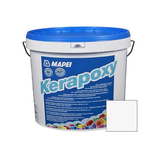 Epoxy-fugemasse Mapei Kerapoxy, indendørs / udendørs, 100 white / hvid, 5 kg