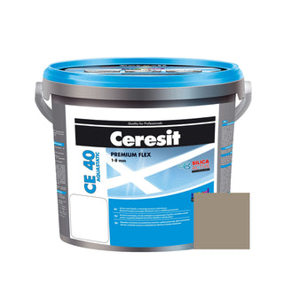 Fugemasse til fliser og klinker Ceresit CE 40, cement grey, indendørs / udendørs, 5 kg