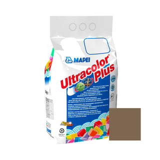 Fugemasse til fliser og klinker Mapei Ultracolor Plus, 135 golden dust / brun, indendørs / udendørs, 5 kg