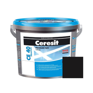 Fugemasse til fliser og klinker Ceresit CE 40, coal 18, indendørs / udendørs, 5 kg
