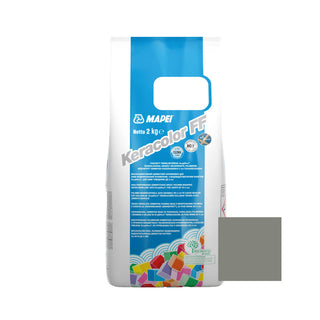 Fugemasse til fliser og klinker Mapei Keracolor FF, 113 grå, indendørs / udendørs, 2 kg