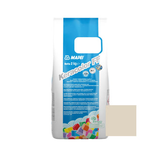 Fugemasse til fliser og klinker Mapei Keracolor FF, 130 jasmine, indendørs / udendørs, 2 kg