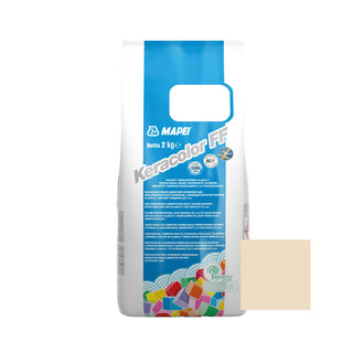 Fugemasse til fliser og klinker Mapei Keracolor FF, 131 vanilje, indendørs / udendørs, 2 kg