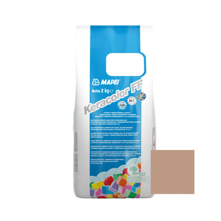 Fugemasse til fliser og klinker Mapei Keracolor FF, 141 caramel, indendørs / udendørs, 2 kg
