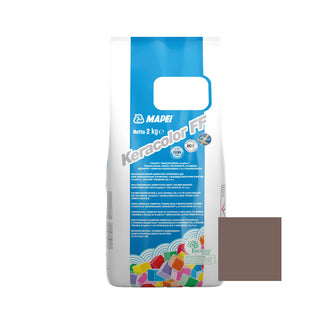 Fugemasse til fliser og klinker Mapei Keracolor FF, 144 chokolade, indendørs / udendørs, 2 kg