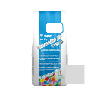 Fugemasse til fliser og klinker Mapei Keracolor FF, 111 gri argintiu / sølvgrå, indendørs / udendørs, 2 kg