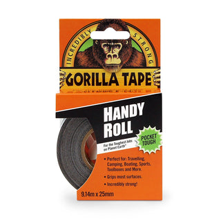 Tape til fastgørelse, Gorilla Handy Roll, 2.5 cm × 9.14 m