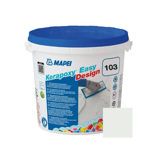 Epoxy fugemasse, Mapei Kerapoxy Easy Design, indendørs / udendørs, 103 moon white / hvid, 3 kg