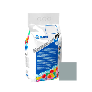 Fugemasse til fliser og klinker Mapei Keracolor FF, 115 river grey, indendørs / udendørs, 5 kg