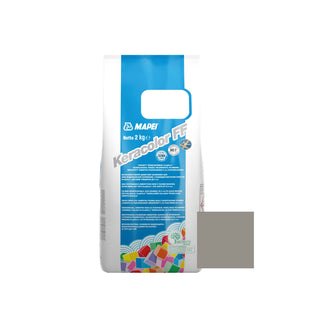 Fugemasse til fliser og klinker Mapei Keracolor FF, 116 musk grey, indendørs / udendørs, 2 kg