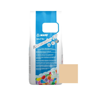 Fugemasse til fliser og klinker Mapei Keracolor FF, 138 almond, indendørs / udendørs, 2 kg