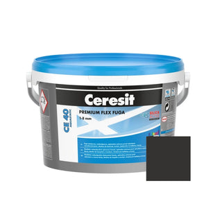 Fugemasse til fliser og klinker Ceresit CE 40, grafit, indendørs / udendørs, 2 kg