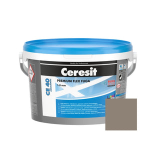 Fugemasse til fliser og klinker Ceresit CE 40, cement grey, indendørs / udendørs, 2 kg