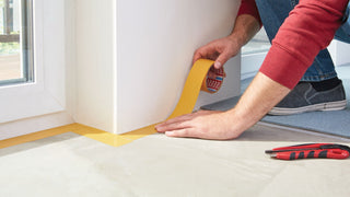 Dobbeltklæbende gulvtape, tesa Extra Strong, 10 m × 50 mm