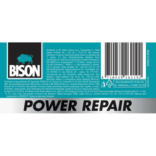 Struktureret reparationstape, Bison Power Repair, polyethylen, 50 mm × 50 m
