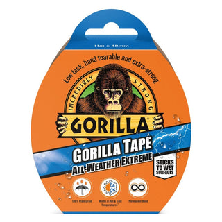 Reparationstape, Gorilla All Weather Extreme, polyester, 48 mm × 11 m