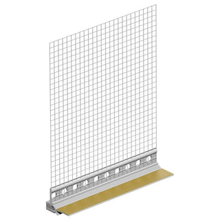 Ejot GF vinduesprofil med glasfibernet, PVC/aluminium, 12.5 x 2400 mm – indvendig/udvendig