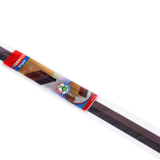 Dørtærskel med børste, Geko Staff, hård PVC, 40 mm × 0.98 m