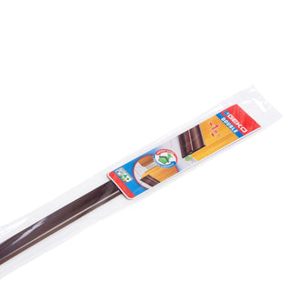 Dørtærskel, Geko Double, hård PVC, 1 m