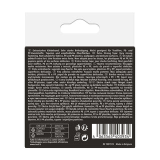 Velcrotape til fastgørelse, tesa Ultra Power, inde/ude, 1 m × 25 mm