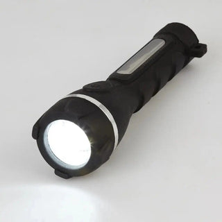 Gummi lommelygte Diall LED, sort