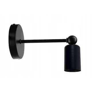 Edison væglampe, Metal, 230 V, Sort