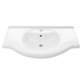 Indbygget håndvask Arthema art. 0075, Hvid, Afrundet, 75,5 cm