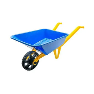 Børne-trillebør i plast – Blå (+3 år) • RobenToys
