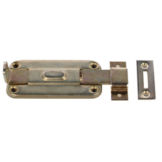 Ligeslå til overflademontering, forzinket, 100 × 40 mm