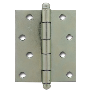 Hængsel med flade vinger, forzinket, 100 × 88 mm, 2 stk./sæt