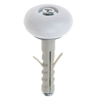 Gulvdørstopper, Friulsider, gummi, 30 mm