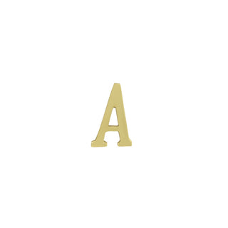 Bogstav A, messing, 5×3,2 cm