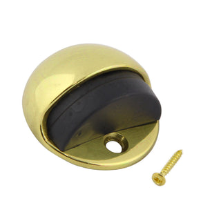 Gulvdørstopper, messing, 45 mm