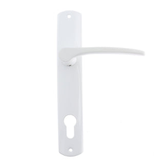 Dørgreb til indendørsdør, med langskilt, Urbis, til cylinder, metal, 90 mm