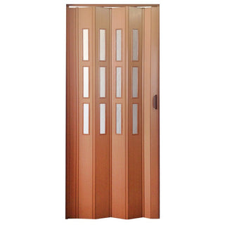 Indendørs foldedør Italbox, 85×203 cm + Niagara-glas i plast