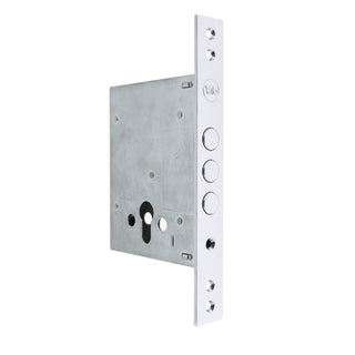 Ekstra indbygget dørlås til metaldøre, Yale 353P NC, 3 bolte, 107×140 mm