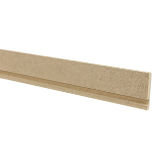 Gerigt til indendørs dør, ubehandlet, 12×70 mm, sæt med 3 stk