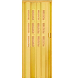 Indendørs foldedør Italbox, 85×203 cm + Niagara-glas i plast