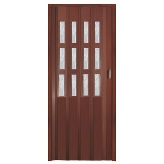 Indendørs foldedør Italbox, 85×203 cm + Niagara-glas i plast