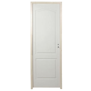 Cellulær indendørsdør i HDF, Class Living, umalet, venstrehængt, 86×205 cm