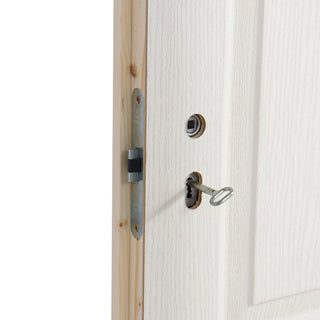 Cellulær indendørsdør i HDF, Class Living, umalet, højrehængt, 86×205 cm