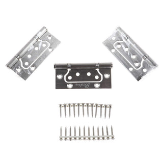 Sommerfuglehængsel til døre, metallegering, 100×47×2,3 mm, sæt med 3 stk.