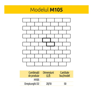 Betonflise D2/Slotssten – Elis, grå cement 200x100x60 mm | Sælges pr. m² (1 stk = 0,02 m²)