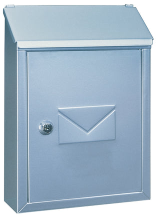 Postkasse Rottner Udine, til inde og ude, galvaniseret stål, 21 × 7 × 30 cm