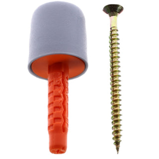 Gulvdørstopper, Easy-Fix, gummi, 25 mm